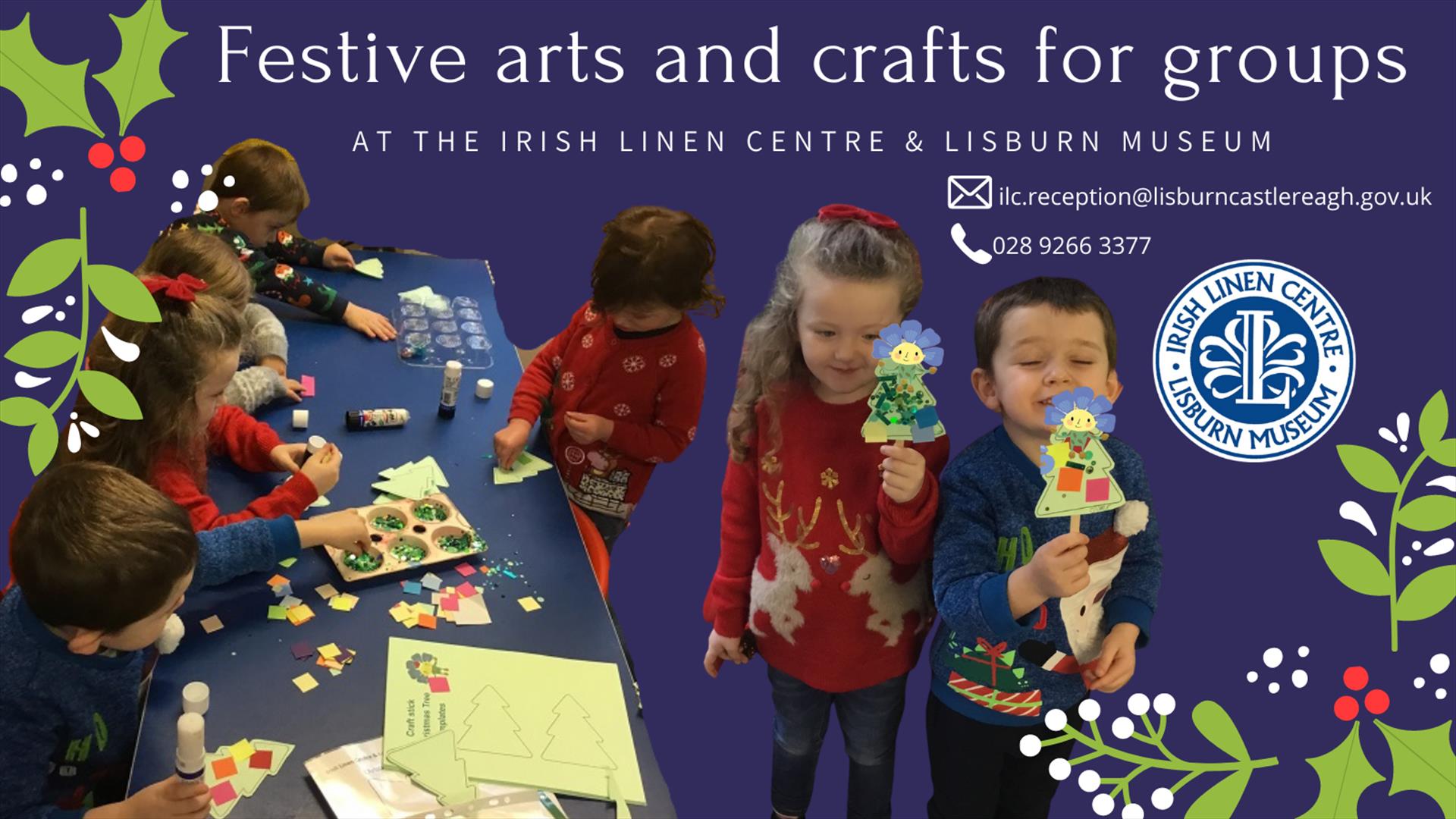Poster for Festive Arts & Crafts for groups