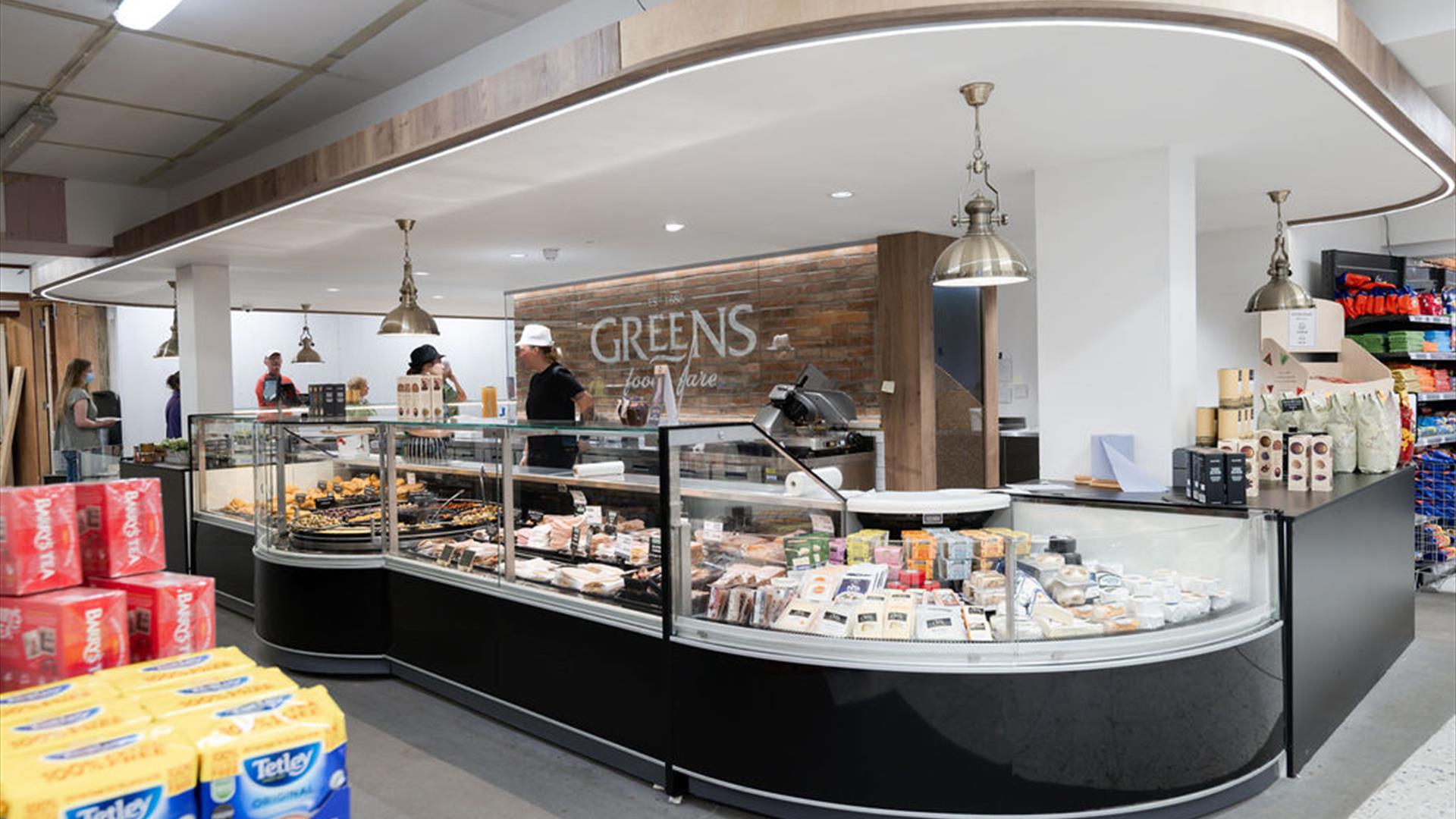 Deli counter at Greens of Lisburn Deli counter at Greens of Lisburn