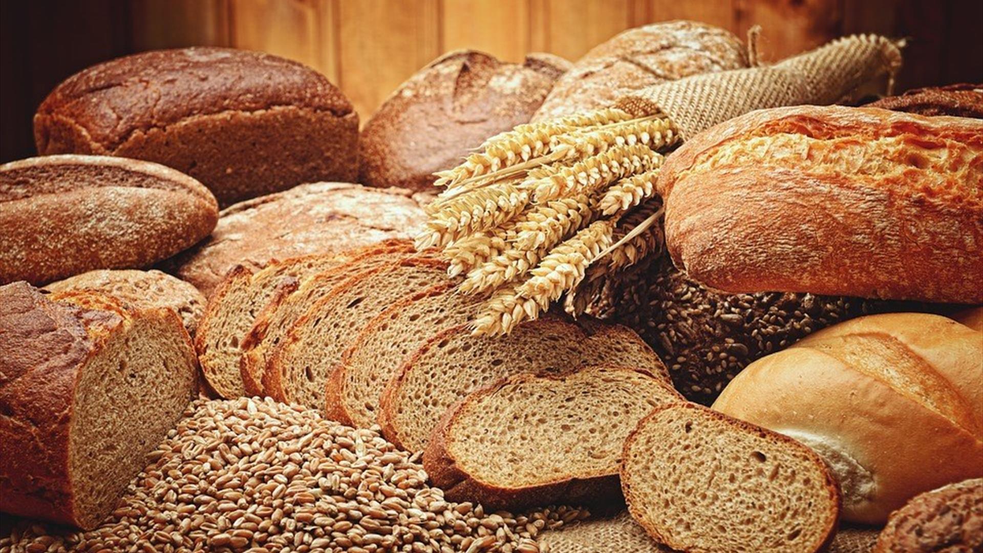 Image of various types of bread sold at Jeffer's Home  Bakery cafe