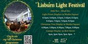 Lisburn Light Festival promo with itinerary