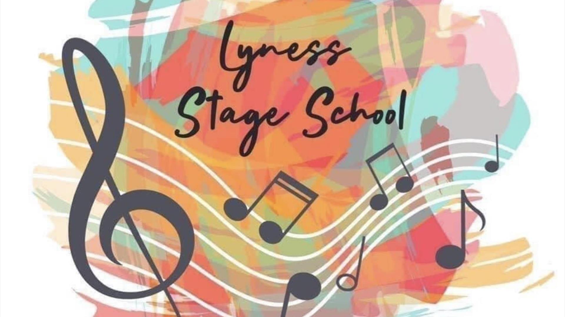 Poster with Lyness Stage School
