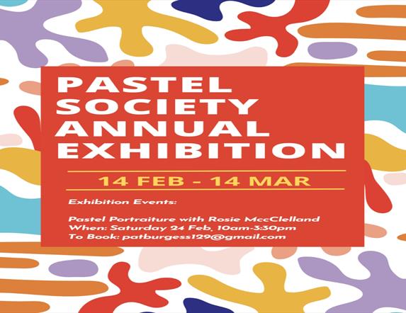 Poster for Pastel Society Annual Exhibition