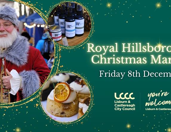 Royal Hillsborough Christmas Market 2023 promotional image