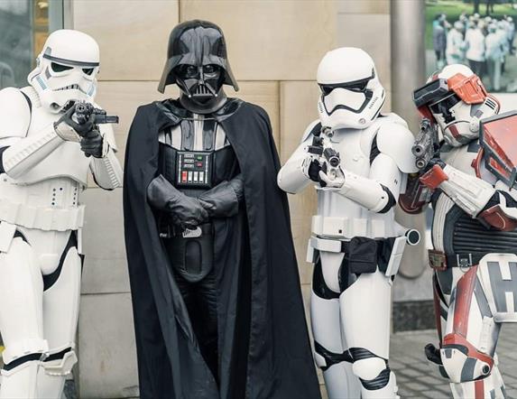 Star Wars Characters on walkabout in Lisburn City Centre