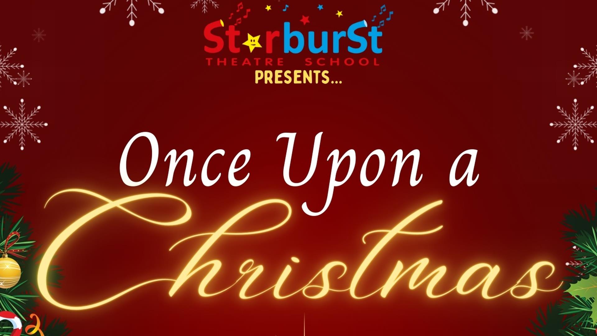 Poster "Starburst presents .. Once Upon a Christmas"!