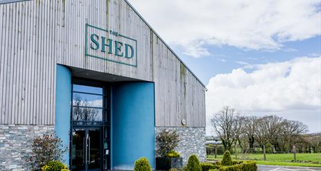 Image of the outside of the Shed