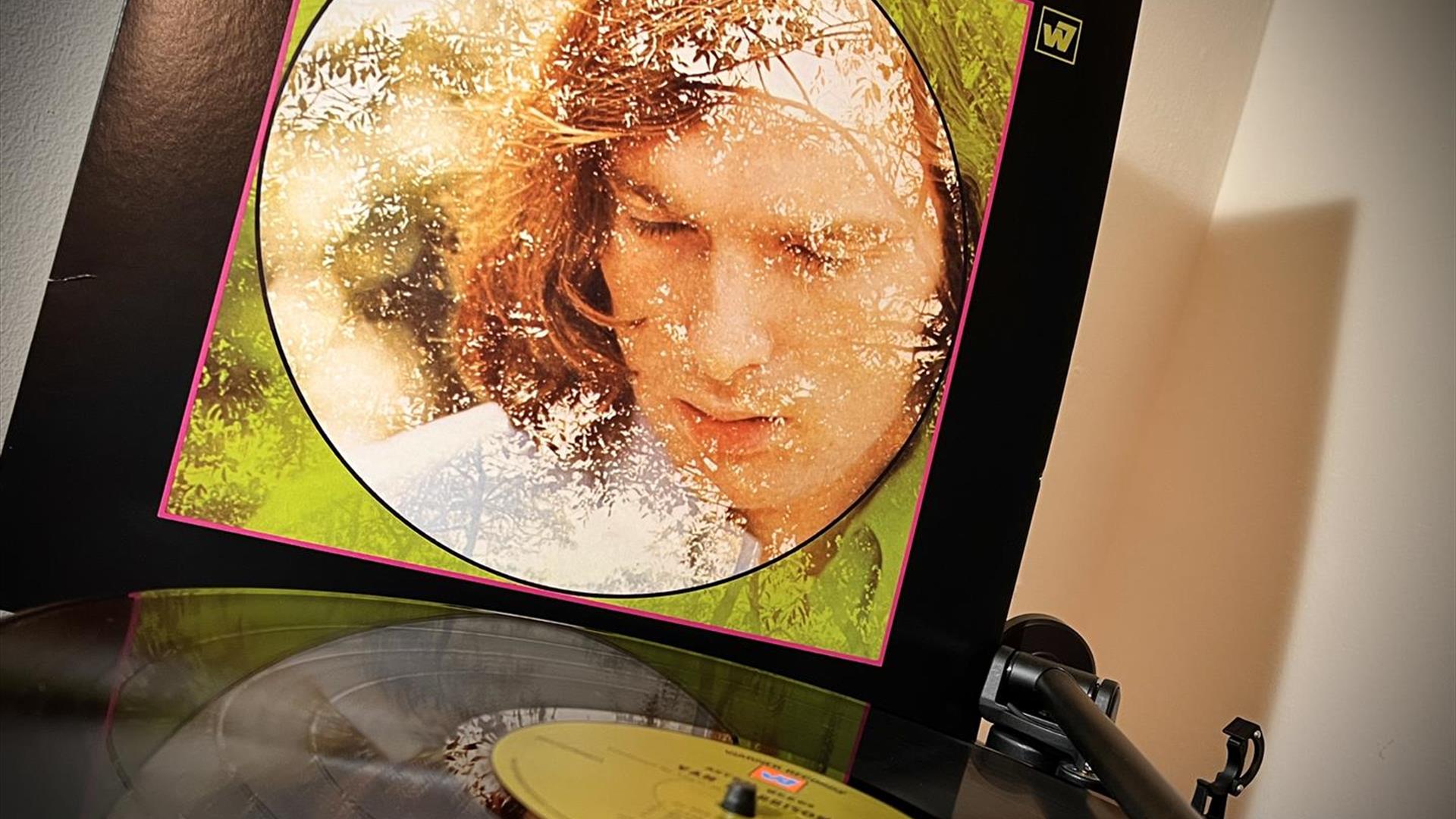 Album cover showing image of Van Morrison
