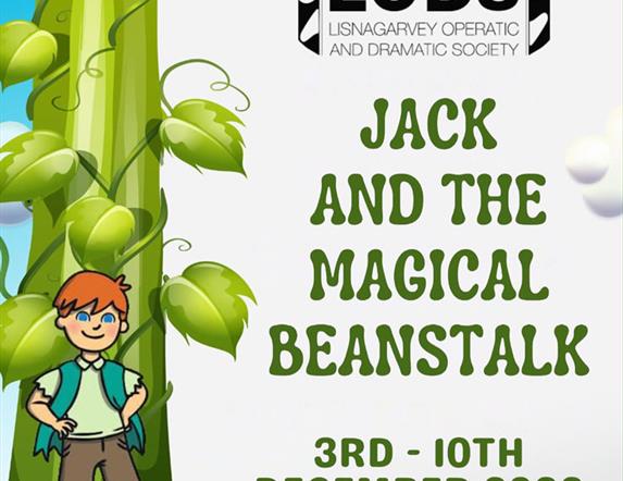 Poster Jack and the Magical Beanstalk with an image of Jack and the Beanstalk
