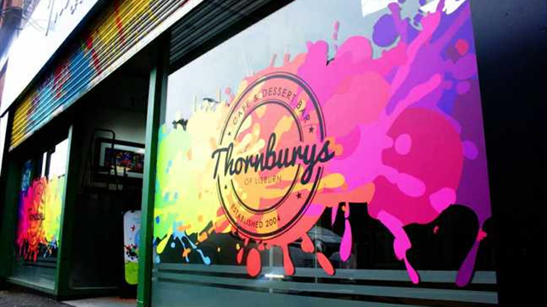 Outside image of Thornburys Cafe Lisburn